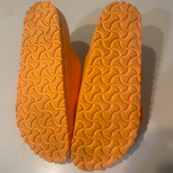 BIRKENSTOCK ARIZONA ESSENTIALS *EVA* ORANGE SLIDE SANDAL Woman's US Size 7 EU37 - Picture 4 of 4